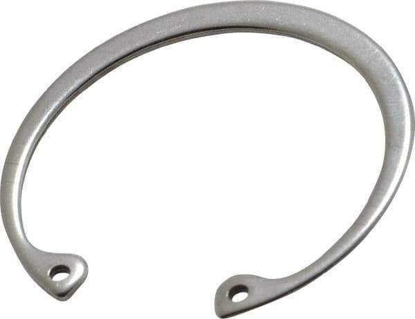 Rotor Clip - 0.062" Thick, Stainless Steel Snap Internal Retaining Ring - 0.068" Groove Width, 0.054" Groove Depth, 1.858" Groove Diam, Grade 15-7 Grade 632 - Top Tool & Supply