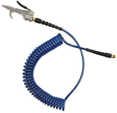 Coilhose Pneumatics - 3/16" ID Hose & Blow Gun Assembly - 15' Long Hose, 1/4" Inlet, MPT Thread - Top Tool & Supply