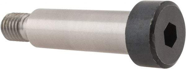 Holo-Krome - 16mm Shoulder Diam x 50mm Shoulder Length, M12x1.75 Metric Coarse, Hex Socket Shoulder Screw - 12.9 Alloy Steel, Uncoated, 10.73 to 11mm Head Height x 23.67 to 24mm Head Diam - Top Tool & Supply