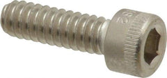 Holo-Krome - #10-24 UNC Hex Socket Drive, Socket Cap Screw - Grade 18-8 Stainless Steel, Uncoated, Fully Threaded, 5/8" Length Under Head - Top Tool & Supply