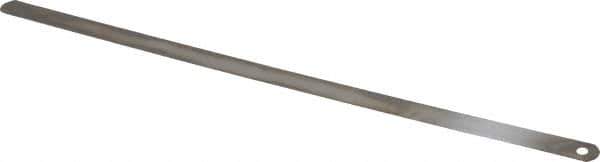 Precision Brand - 0.002 Inch Thick x 1/2 Inch Wide x 12 Inch Leaf Length, Parallel Feeler Gage - High Carbon Steel - Top Tool & Supply