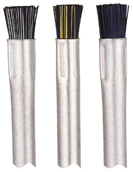 Gordon Brush - Parts Washer Flow-Through Brush - 1/2" Long, Nylon Bristles - Top Tool & Supply