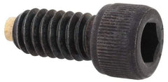 Made in USA - 1/4-20 UNC Hex Socket Drive, Socket Cap Screw - Alloy Steel, Black Oxide Finish, Fully Threaded, 1/2" Length Under Head - Top Tool & Supply