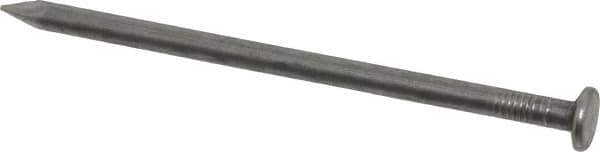 Value Collection - 10D, 9 Gauge, 3" OAL Common Nails - Ring Shank, Grade 2 Steel, Bright Finish - Top Tool & Supply