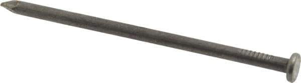 Value Collection - 16D, 8 Gauge, 3-1/2" OAL Common Nails - Ring Shank, Grade 2 Steel, Bright Finish - Top Tool & Supply