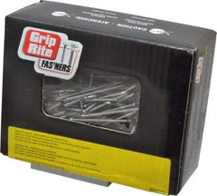 Value Collection - 4D, 15 Gauge, 1-1/2" OAL Finishing Nails - Smooth Shank, Grade 2 Steel, Bright Finish - Top Tool & Supply