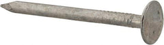 Value Collection - 11 Gauge, 1-3/4" OAL Roofing Nails - Ring Shank, Grade 2 Steel, Galvanized Finish - Top Tool & Supply