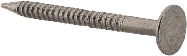 Value Collection - 13 Gauge, 1-1/4" OAL Underlayment Nails - Annular Thread Shank, Grade 2 Steel, Uncoated - Top Tool & Supply