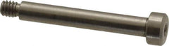 Made in USA - 3/16" Shoulder Diam x 1-1/4" Shoulder Length, #8-32 UNC, Hex Socket Precision Shoulder Screw - 303 Stainless Steel, Uncoated, 5/32" Head Height x 5/16" Head Diam - Top Tool & Supply