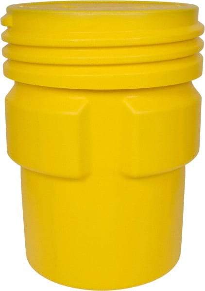 Eagle - 95 Gallon Closure Capacity, Screw On Closure, Yellow Overpack - 55 Gallon Container, Polyethylene, 660 Lb. Capacity, UN 1H2/X300/S Listing - Top Tool & Supply