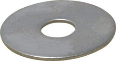 Value Collection - 1/4" Screw, Grade 18-8 Stainless Steel Fender Flat Washer - 9/32" ID x 1" OD, 0.05" Thick - Top Tool & Supply