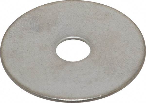 Value Collection - 5/16" Screw, Grade 18-8 Stainless Steel Fender Flat Washer - 11/32" ID x 1-1/2" OD, 0.06" Thick - Top Tool & Supply