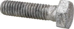 Value Collection - 5/16-18 Thread, 1-1/4" Length Under Head, Steel Hex Head Bolt - Hot Dipped Galvanized Coated, 1/2" Hex, ANSI/ASME B18.2.2 & ASME B18.2.1, Grade 2 - Top Tool & Supply