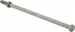 Value Collection - 5/16-18 Thread, 8" Length Under Head, Steel Hex Head Bolt - Hot Dipped Galvanized Coated, 1/2" Hex, ANSI/ASME B18.2.2 & ASME B18.2.1, Grade 2 - Top Tool & Supply