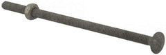 Value Collection - 1/4-20 UNC 5-1/2" Length Under Head, Standard Square Neck, Carriage Bolt - 1006-1050 Steel, Galvanized Zinc-Plated Finish - Top Tool & Supply