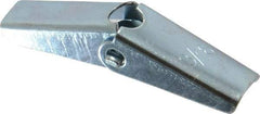 Value Collection - 3/16" Screw, 3/16" Diam, 3" Long, Toggle Bolt Drywall & Hollow Wall Anchor - 3/16" Drill, Zinc Plated, Steel, Use in Concrete, & Masonry, Hollow Tile, Plaster & Wallboard - Top Tool & Supply