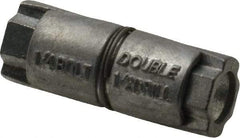 Value Collection - 1/4" Diam, 1/2" Drill, 1" OAL, Double Expansion Concrete Anchor - Zinc - Top Tool & Supply