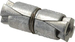 Value Collection - 5/16" Diam, 5/8" Drill, 1-1/4" OAL, Double Expansion Concrete Anchor - Zinc - Top Tool & Supply