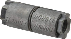 Value Collection - 1/2" Diam, 7/8" Drill, 2" OAL, 1" Min Embedment Double Expansion Concrete Anchor - Zinc - Top Tool & Supply