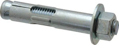 Value Collection - 5/8" Diam, 5/8" Drill, 3" OAL, 2-3/4" Min Embedment Sleeve Concrete Anchor - Steel, Zinc-Plated Finish, Hex Nut Head, Hex Drive - Top Tool & Supply