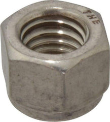 Value Collection - 1/2-13 UNC 18-8 Hex Lock Nut with Nylon Insert - 3/4" Width Across Flats, 39/64" High - Top Tool & Supply