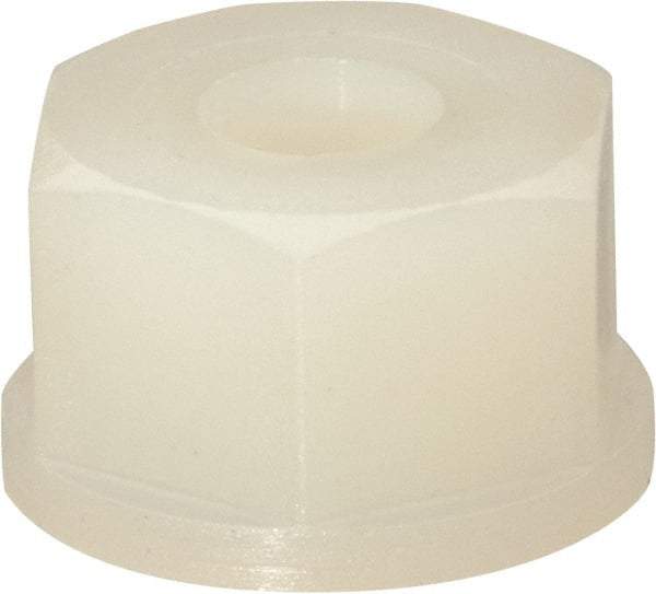 Made in USA - #10-24 UNC Hex Lock Nut with Nylon Insert - 1/4" High - Top Tool & Supply