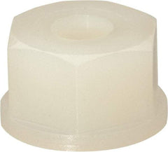 Made in USA - #10-24 UNC Hex Lock Nut with Nylon Insert - 1/4" High - Top Tool & Supply