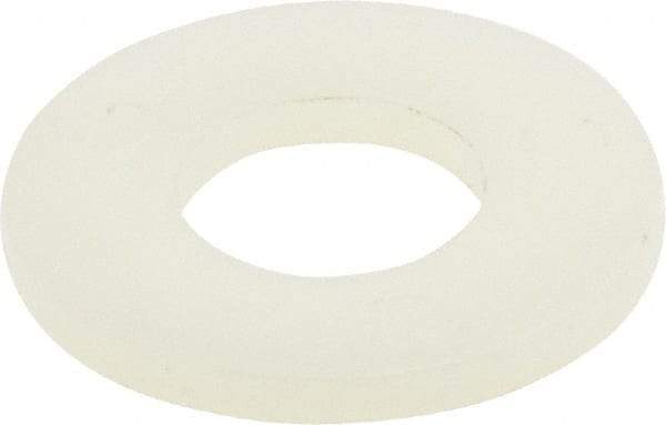 Made in USA - 5/16" Screw, Grade 6/6 Nylon Standard Flat Washer - 8.64mm ID x 18.8mm OD, 1.57mm Thick - Top Tool & Supply