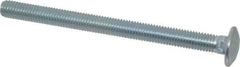 Value Collection - 1/2-13 UNC 6-1/2" Length Under Head, Standard Square Neck, Carriage Bolt - Grade 2 Steel, Zinc-Plated Finish - Top Tool & Supply