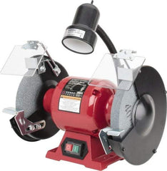 Sunex Tools - 8" Wheel Diam, 3/4 hp Grinder - 5/8" Arbor Hole Diam, 3,450 Max RPM, 115 Volts - Top Tool & Supply