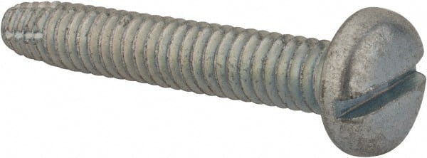 Value Collection - 1/4-20 UNC 1-1/2" Length Under Head Slotted Thread Cutting Screw - Top Tool & Supply