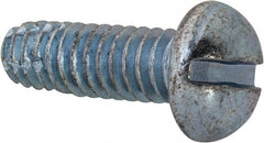 1/4-20 UNC 3/4″ Length Under Head #3 Slotted/Phillips Thread Cutting Screw 1016-1024 Steel, Round Head, Type F Point, Zinc-Plated