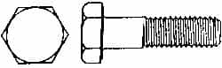 Value Collection - M10x1.50mm Metric Coarse, 100mm Length Under Head Hex Head Cap Screw - Top Tool & Supply