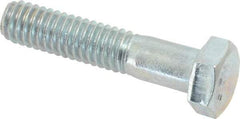 Value Collection - 5/16-18 UNC, 1-1/2" Length Under Head Hex Head Cap Screw - Partially Threaded, Grade 2 Steel, Zinc-Plated Finish, 1/2" Hex - Top Tool & Supply