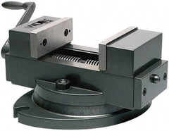 Wilton - 4" Jaw Width, 4" Max Jaw Opening, 1-1/2" Throat Depth, Manual Precision Self Centering Vise - Alloy Steel, 11-13/32" OAL x 7.9" OAW x 6-7/64" OAH - Top Tool & Supply