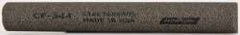 Norton - 4" Long x 1/2" Diam Aluminum Oxide Sharpening Stone - Half Round, Coarse Grade - Top Tool & Supply