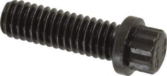 Value Collection - 5/16-18 UNC, 1" Length Under Head, 12 Point Drive Flange Bolt - 1" Thread Length, 170M PSI Alloy Steel, Smooth Flange, Uncoated - Top Tool & Supply