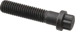 Value Collection - 1/2-13 UNC, 2-1/4" Length Under Head, 12 Point Drive Flange Bolt - 1-1/4" Thread Length, 170M PSI Alloy Steel, Smooth Flange, Uncoated - Top Tool & Supply