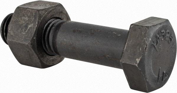 Value Collection - 3/4-10 Thread, 3-1/4" Length Under Head, Steel Hex Head Bolt - Uncoated, UNC Thread, ASTM A325 - Top Tool & Supply