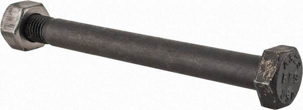 Value Collection - 3/4-10 Thread, 8" Length Under Head, Steel Hex Head Bolt - Uncoated, UNC Thread, ASTM A325 - Top Tool & Supply