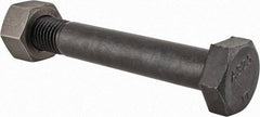 Value Collection - 7/8-9 Thread, 6" Length Under Head, Steel Hex Head Bolt - Uncoated, UNC Thread, ASTM A325 - Top Tool & Supply