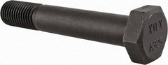 Value Collection - 1-8 Thread, 6" Length Under Head, Steel Hex Head Bolt - Uncoated, UNC Thread, ASTM A325 - Top Tool & Supply