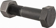 Value Collection - 1-1/4 - 7 Thread, 5" Length Under Head, Steel Hex Head Bolt - Uncoated, UNC Thread, ASTM A325 - Top Tool & Supply