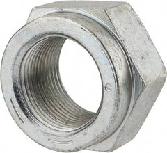 Value Collection - 1-3/8 - 12 UNF Grade C Hex Lock Nut with Distorted Thread - 2-1/16" Width Across Flats, 1-13/64" High, Cadmium Clear-Plated Finish - Top Tool & Supply