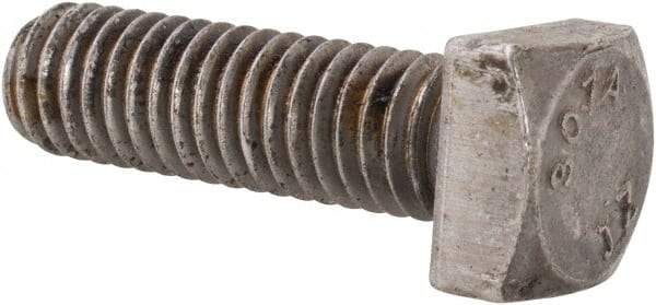 Value Collection - 3/8-16" UNC, 1-1/4" Length Under Head Square Head Bolt - Grade 2 Steel, Uncoated - Top Tool & Supply