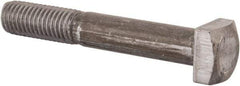 Value Collection - 5/8-11" UNC, 4" Length Under Head Square Head Bolt - Grade 2 Steel, Uncoated - Top Tool & Supply