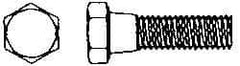 Value Collection - 1/4-20 Thread, 3-1/2" Length Under Head, Steel Hex Head Bolt - Hot Dipped Galvanized Coated, 7/16" Hex, UNC Thread, ANSI/ASME B18.2.2 & ASME B18.2.1, Grade 2 - Top Tool & Supply