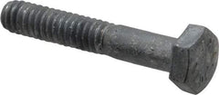 Value Collection - 1/4-20 Thread, 1-1/2" Length Under Head, Steel Hex Head Bolt - Hot Dipped Galvanized Coated, 7/16" Hex, UNC Thread, ANSI/ASME B18.2.2 & ASME B18.2.1, Grade 2 - Top Tool & Supply