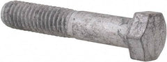 Value Collection - 3/8-16 Thread, 2" Length Under Head, Steel Hex Head Bolt - Hot Dipped Galvanized Coated, UNC Thread, ASTM A307, Grade 2 - Top Tool & Supply