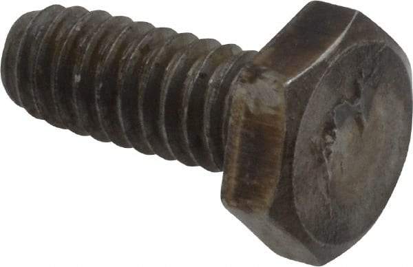 Value Collection - 1/4-20 Thread, 5/8" Length Under Head, Steel Hex Head Bolt - Uncoated, UNC Thread, ASTM A307, Grade 2 - Top Tool & Supply